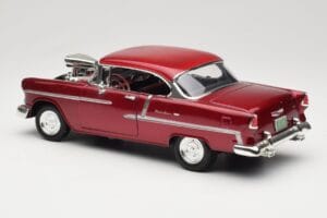 Chevrolet Bel Air Red Motormax 1:18 73100TC-M1 Diecast - image 7 of 8
