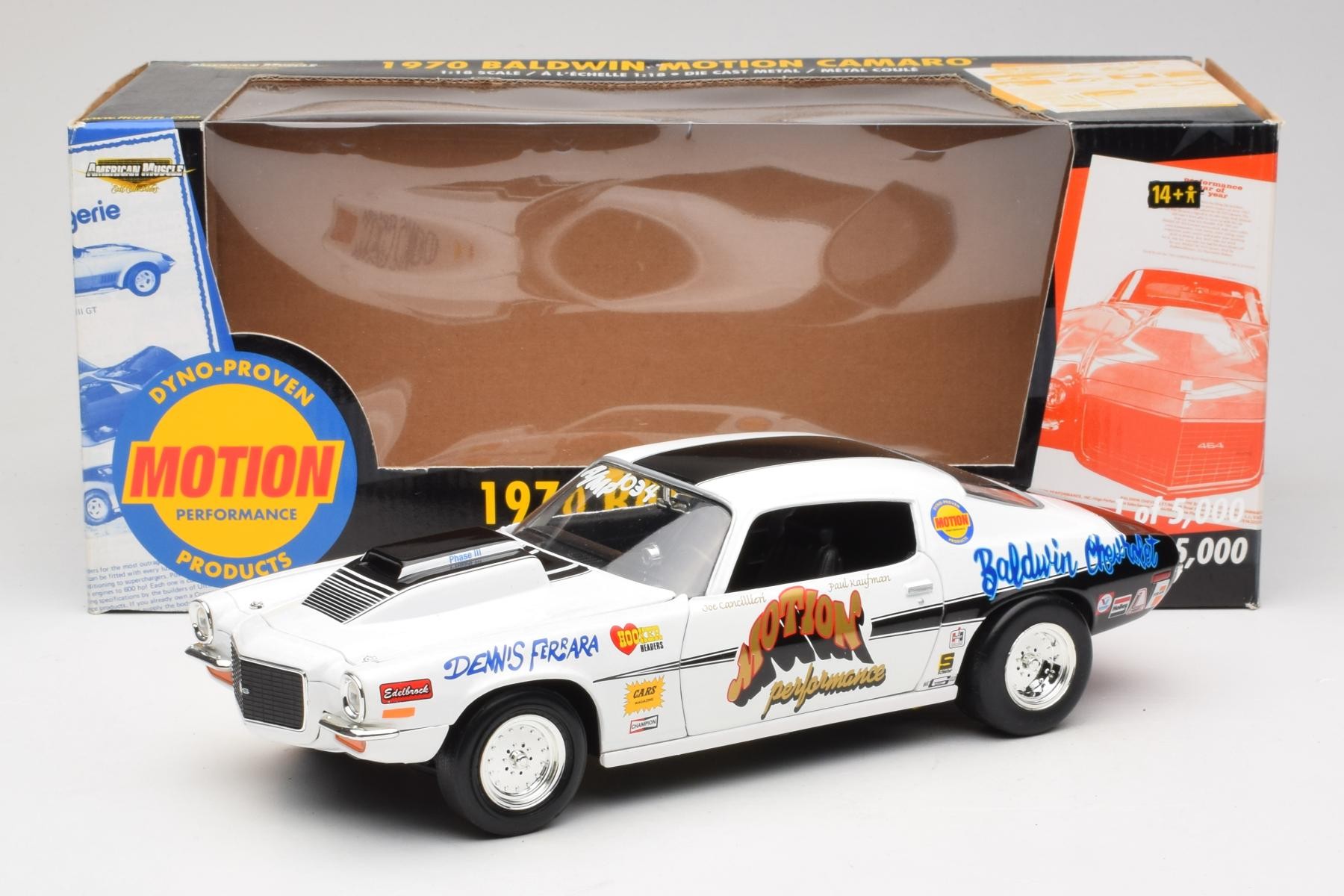 ERTL Chevrolet Camaro Baldwin-Motion 1:18 Diecast
