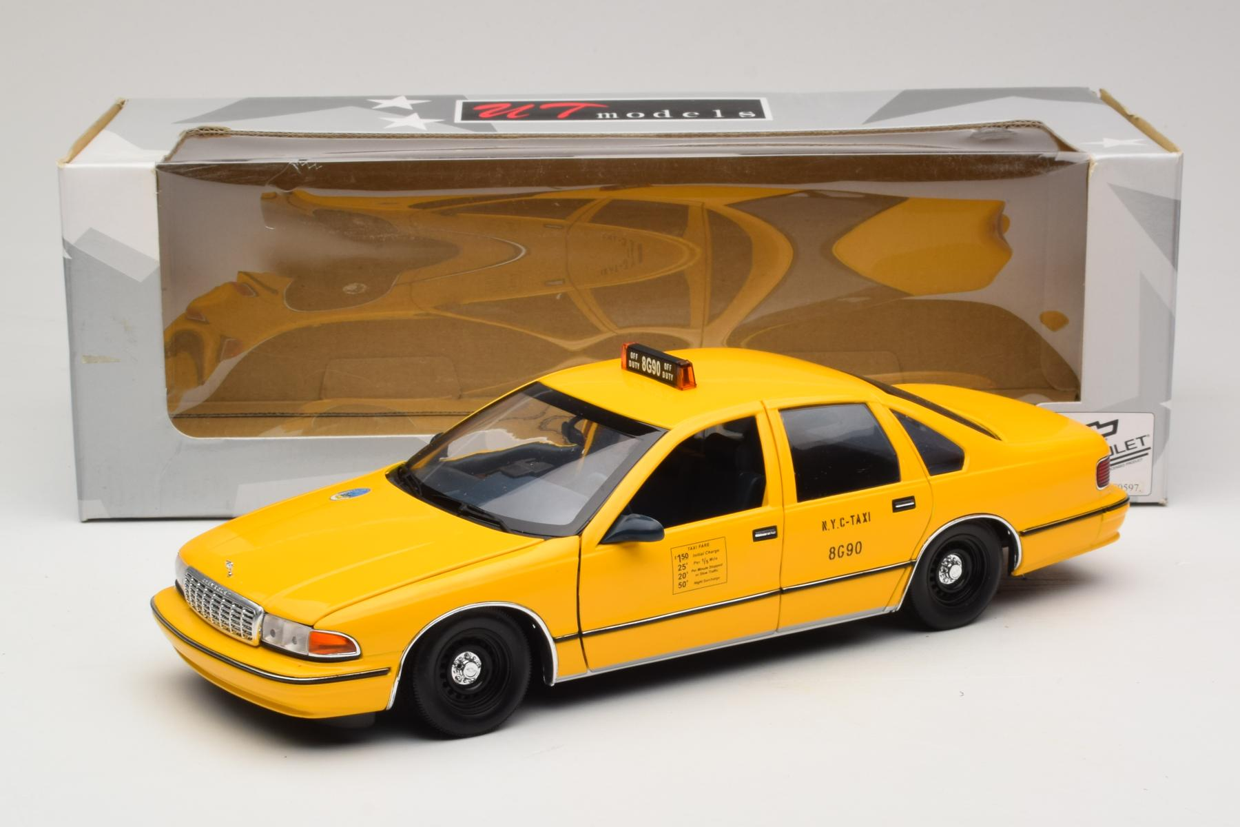 UT Models Chevrolet Caprice NYC Taxi 1:18
