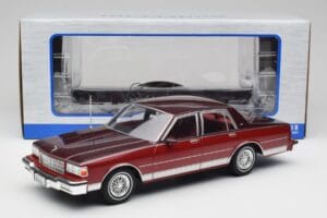 Chevrolet Caprice Red Metallic MCG 1:18 MCG18361 Diecast - image 6 of 6