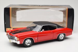 Chevrolet Chevelle SS 454 Red Maisto 1:18 531892 Diecast - image 8 of 8
