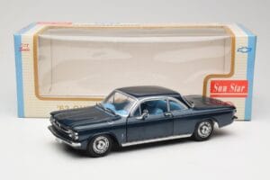Chevrolet Corvair Dark Blue Sun Star 1:18 1482 Diecast - image 8 of 8