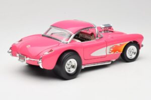 Chevrolet Corvette C1 Gasser Pink Road Legends 1:18 92019-R1 Diecast - image 3 of 8