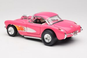 Chevrolet Corvette C1 Gasser Pink Road Legends 1:18 92019-R1 Diecast - image 7 of 8