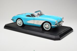 Chevrolet Corvette C1 Hard Top Blue Solido 1:12 1202-M1 Diecast - image 6 of 8