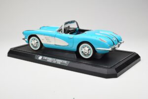 Chevrolet Corvette C1 Hard Top Blue Solido 1:12 1202-M1 Diecast - image 7 of 8