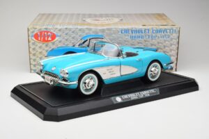 Chevrolet Corvette C1 Hard Top Blue Solido 1:12 1202-M1 Diecast - image 8 of 8