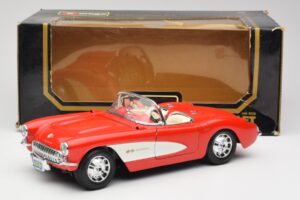Chevrolet Corvette C1 Roadster Red Bburago 1:18 3024 Diecast - image 8 of 8