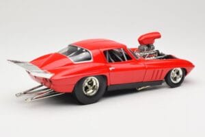 Chevrolet Corvette C3 Dragster Red Hot Wheels 1:18 29226 Diecast - image 3 of 8