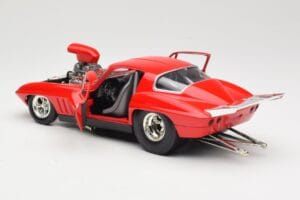 Chevrolet Corvette C3 Dragster Red Hot Wheels 1:18 29226 Diecast - image 5 of 8