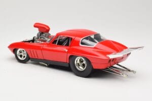 Chevrolet Corvette C3 Dragster Red Hot Wheels 1:18 29226 Diecast - image 7 of 8