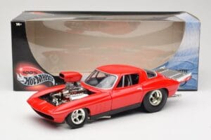 Chevrolet Corvette C3 Dragster Red Hot Wheels 1:18 29226 Diecast - image 8 of 8