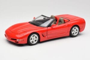 Chevrolet Corvette C5 Cabriolet Red Bburago 1:18 3076 Diecast