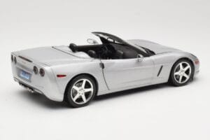 Chevrolet Corvette C6 Cabriolet Silver Hot Wheels 1:18 B6052 Diecast - image 3 of 8