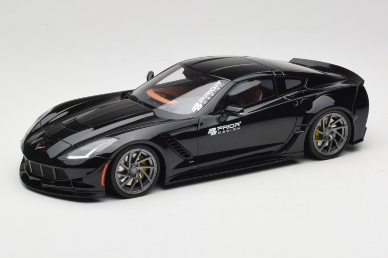 Chevrolet Corvette C7 Prior Design Black GT Spirit 1:18 GT249 Resin