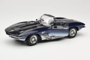 Chevrolet Corvette Mako Shark Dark Blue UT Models 1:18 21061 Diecast - image 2 of 8