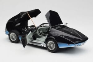 Chevrolet Corvette Manta Ray Blue AUTOart 1:18 71041 Diecast - image 5 of 8