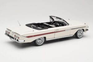 Chevrolet Impala Convertible White Sun Star 1:18 3405 Diecast - image 3 of 8
