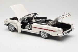 Chevrolet Impala Convertible White Sun Star 1:18 3405 Diecast - image 5 of 8