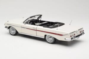 Chevrolet Impala Convertible White Sun Star 1:18 3405 Diecast - image 7 of 8