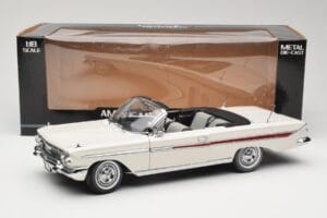 Chevrolet Impala Convertible White Sun Star 1:18 3405 Diecast - image 8 of 8