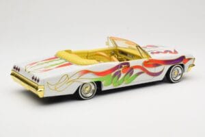 Chevrolet Impala Lowrider White Metallic Hot Wheels 1:18 27635 Diecast - image 3 of 8