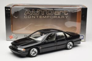 Chevrolet Impala SS Black AUTOart 1:18 71091 Diecast - image 8 of 8
