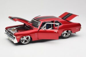 Chevrolet Nova SS Coupe Red Maisto 1:18 31083-M1 Diecast - image 2 of 8