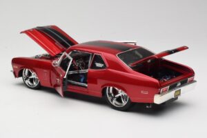 Chevrolet Nova SS Coupe Red Maisto 1:18 31083-M1 Diecast - image 5 of 8