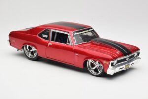 Chevrolet Nova SS Coupe Red Maisto 1:18 31083-M1 Diecast - image 6 of 8