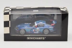 Chrysler Viper GTS-R #52 S. Belloc / F. Cochet / T. Treluyer 24 Hours of Le Mans 2002 Minichamps 1:43 499921452 Diecast - image 4 of 4