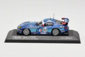 Chrysler Viper GTS-R #52 S. Belloc / F. Cochet / T. Treluyer 24 Hours of Le Mans 2002 Minichamps 1:43 499921452 Diecast