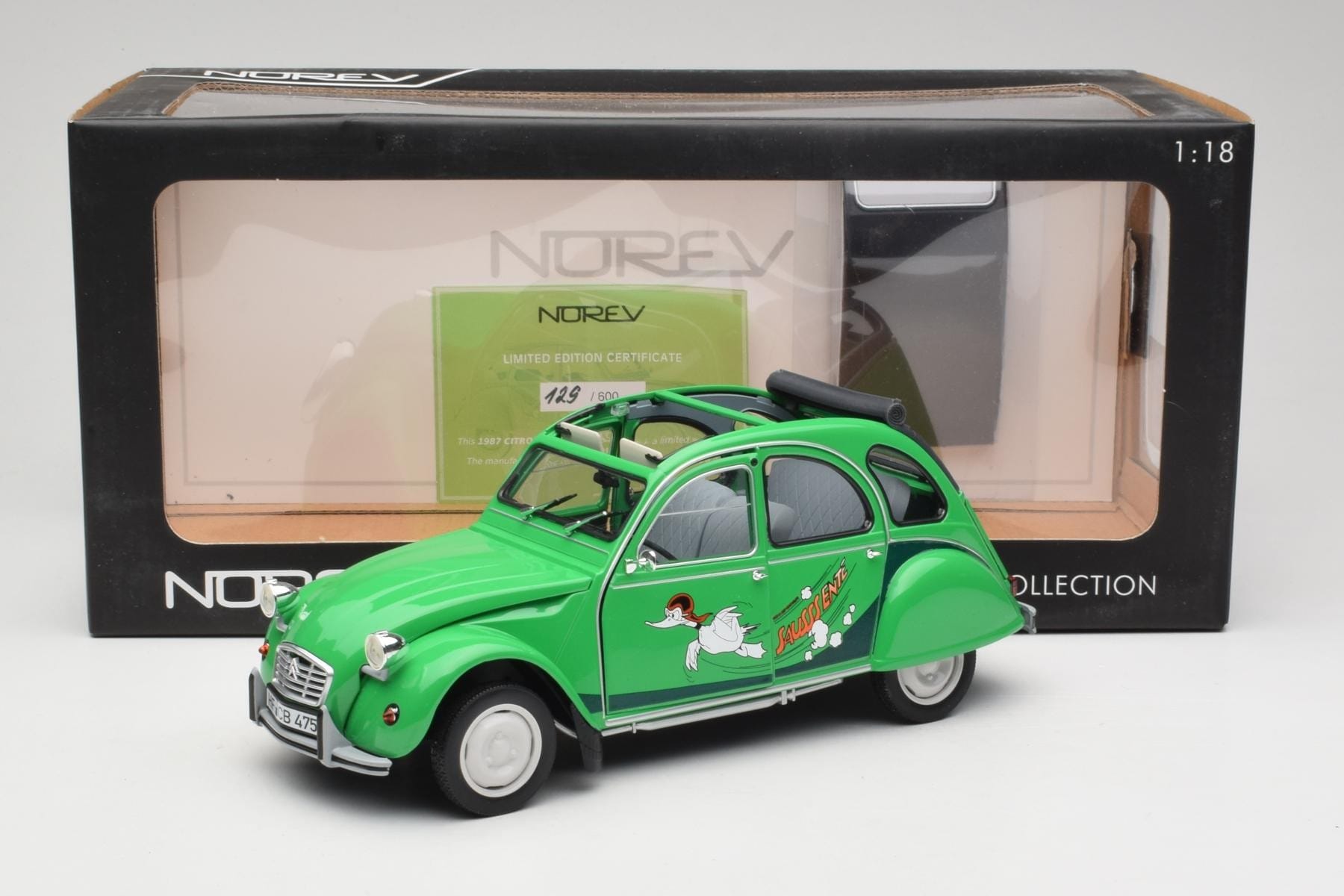 Citroen 2CV Green Norev 1:18
