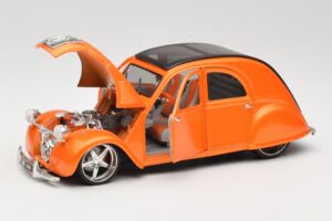 Citroen 2CV Orange Maisto 1:18 31321 Diecast - image 2 of 8