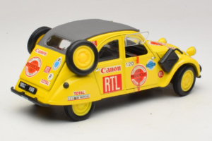 Citroen 2CV Rally Yellow Maisto 1:18 56032 Diecast - image 2 of 6