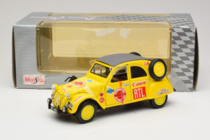 Citroen 2CV Rally Yellow Maisto 1:18 56032 Diecast - image 6 of 6