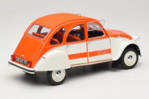 Citroen 2CV Spot Orange & White Solido 1:18 421183600 Diecast - image 3 of 8