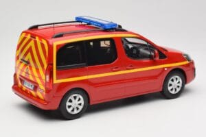 Citroen Berlingo II Pompiers Red Norev 1:18 181641 Diecast - image 2 of 6
