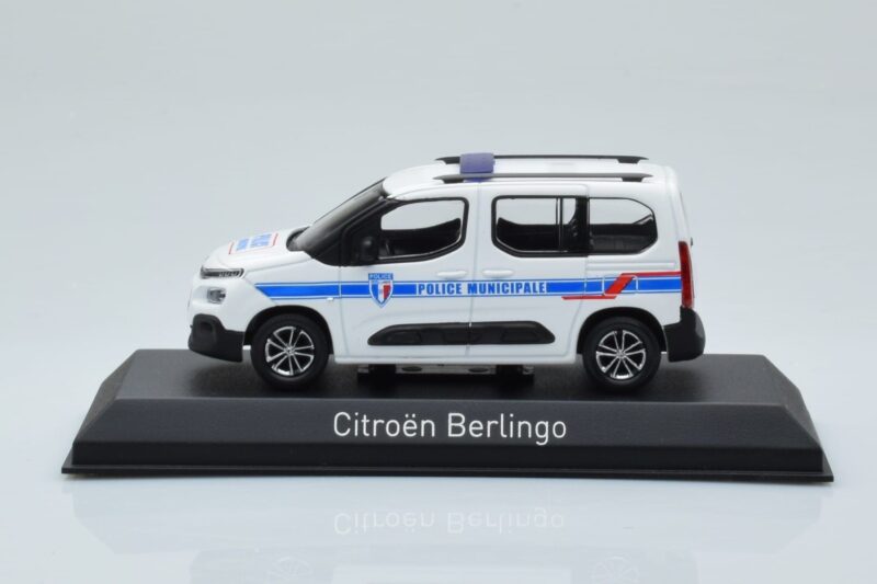 Citroen Berlingo Police Municipale v1 White Blue Norev 1:43 155767 Diecast