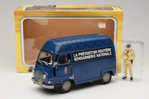 Citroen Estafette Gendarmerie Blue With Figure Norev 1:18 185165 Diecast - image 6 of 6