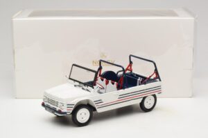 Citroen Mehari Blue White Red Norev 1:18 181805 Diecast - image 7 of 7