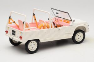 Citroen Mehari Eden Sorbet White and Pink Norev 1:18 181804 Diecast - image 2 of 6