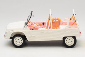 Citroen Mehari Eden Sorbet White and Pink Norev 1:18 181804 Diecast - image 3 of 6