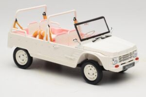 Citroen Mehari Eden Sorbet White and Pink Norev 1:18 181804 Diecast - image 4 of 6