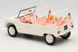 Citroen Mehari Eden Sorbet White and Pink Norev 1:18 181804 Diecast - image 5 of 6