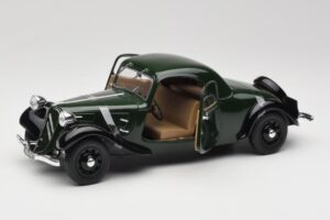 Citroen Traction Avant 11 Coupe Green Solido 1:18 8179 Diecast - image 2 of 8
