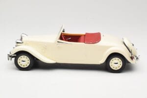 Citroen Traction Avant 11B Cabriolet Cream Norev 1:18 181440 Diecast - image 3 of 6