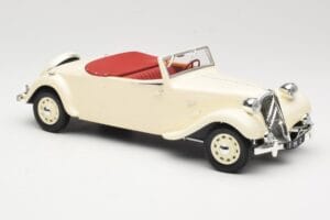 Citroen Traction Avant 11B Cabriolet Cream Norev 1:18 181440 Diecast - image 4 of 6