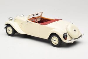 Citroen Traction Avant 11B Cabriolet Cream Norev 1:18 181440 Diecast - image 5 of 6