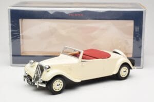 Citroen Traction Avant 11B Cabriolet Cream Norev 1:18 181440 Diecast - image 6 of 6